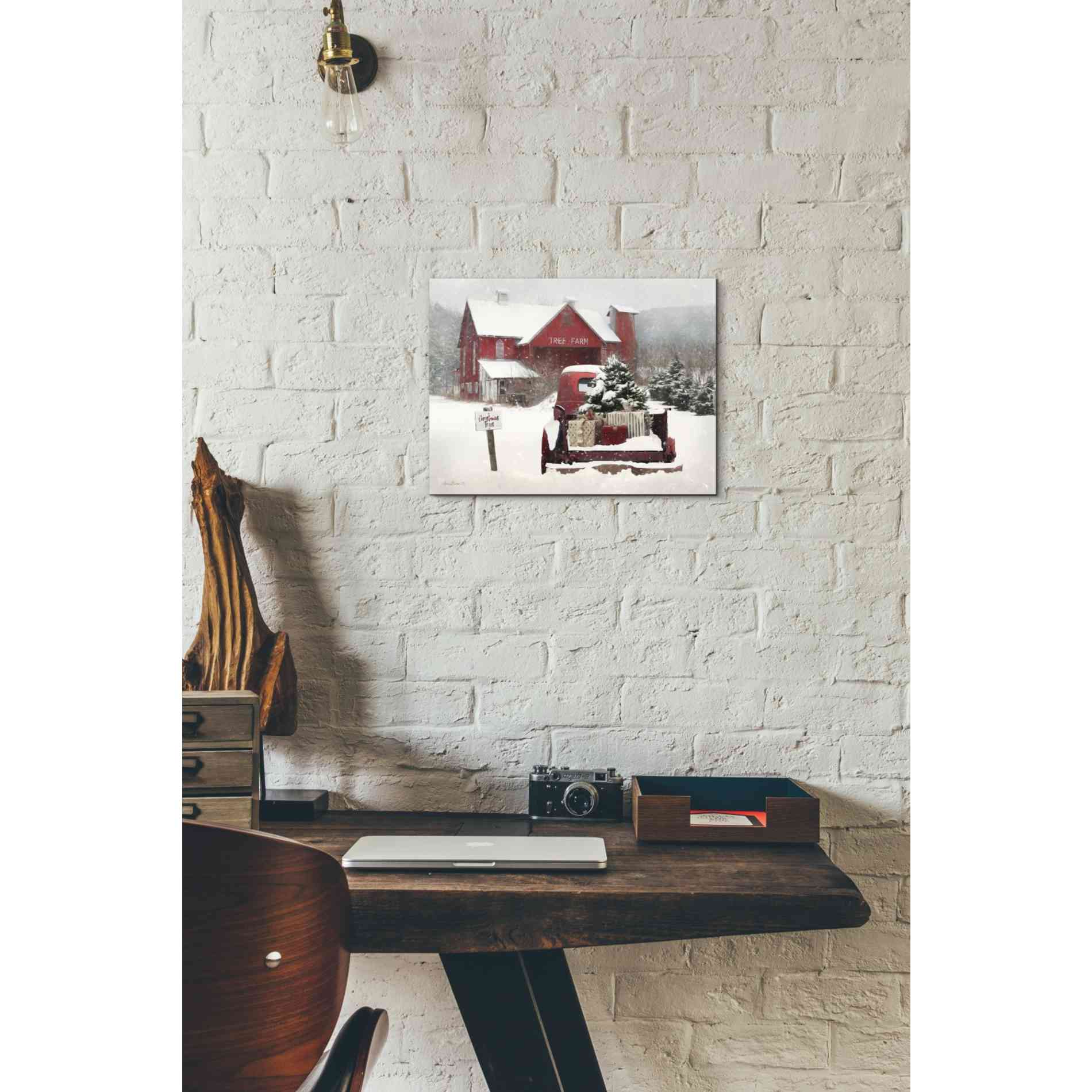 'Tree Farm Christmas' by Lori Deiter, Canvas Wall Art,16 x 12