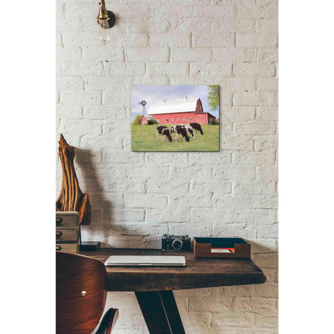 Image of 'Henderson Cows' by Lori Deiter, Canvas Wall Art,16 x 12