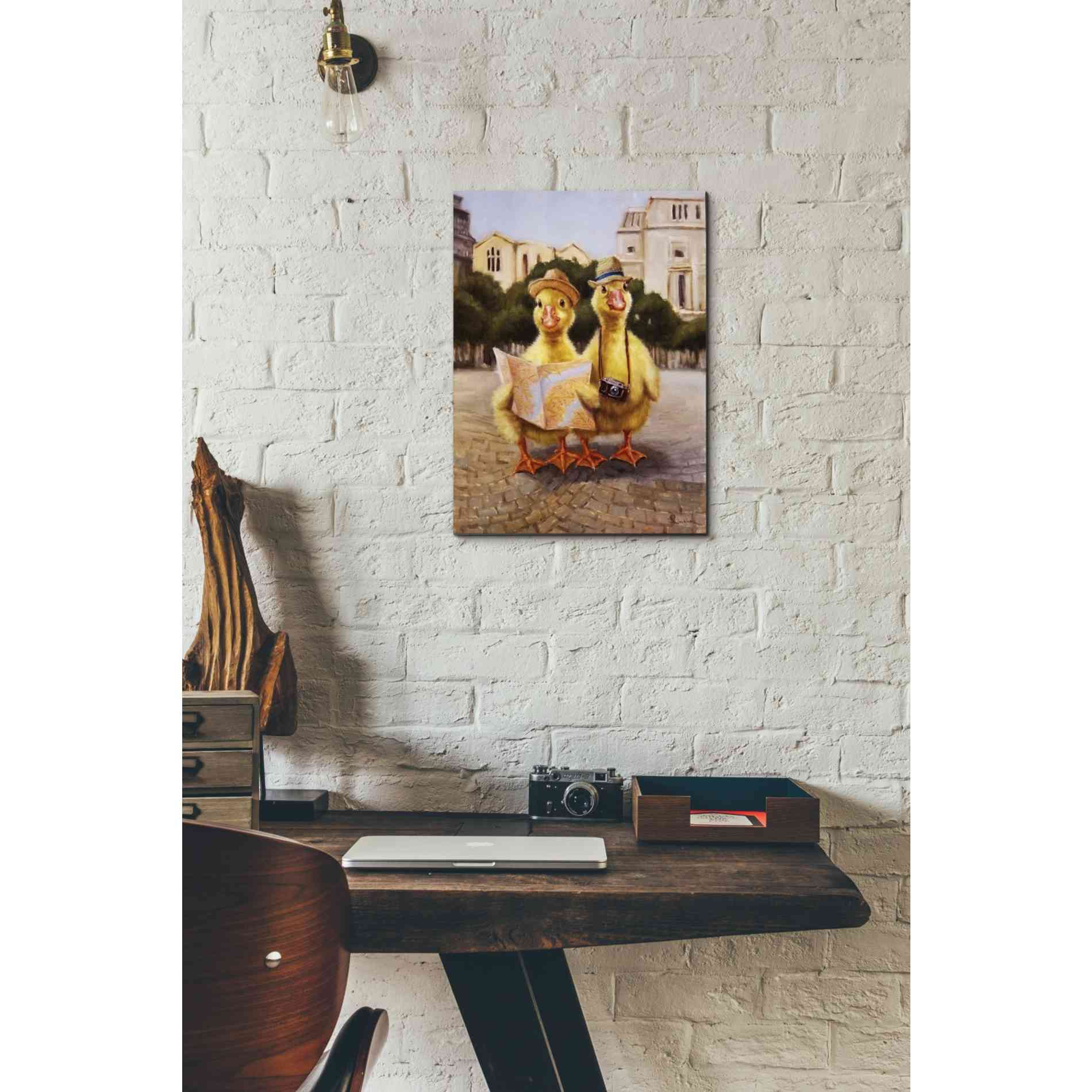 'Tourists' by Lucia Heffernan, Canvas Wall Art,12 x 16