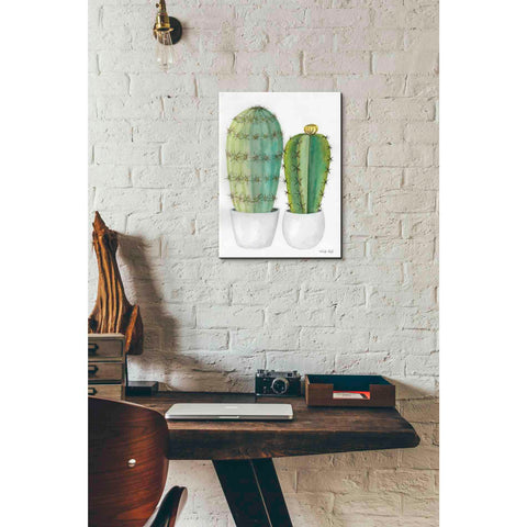 Image of 'Cactus Love' by Cindy Jacobs, Canvas Wall Art,12 x 16