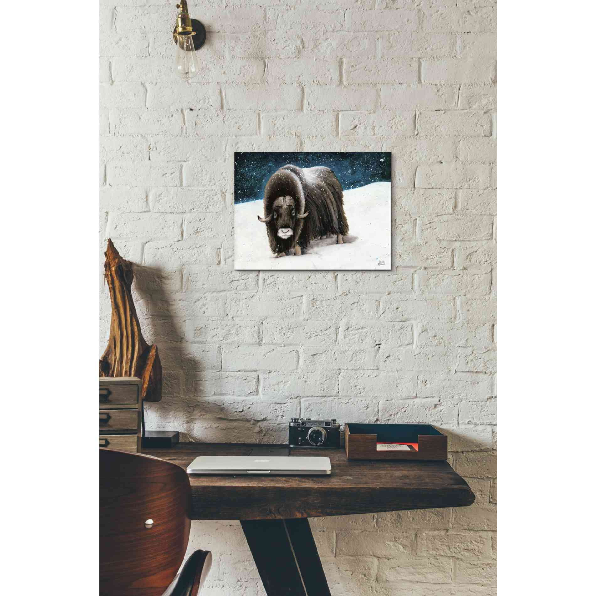 'Dressed for Winter' by Britt Hallowell, Canvas Wall Art,16 x 12