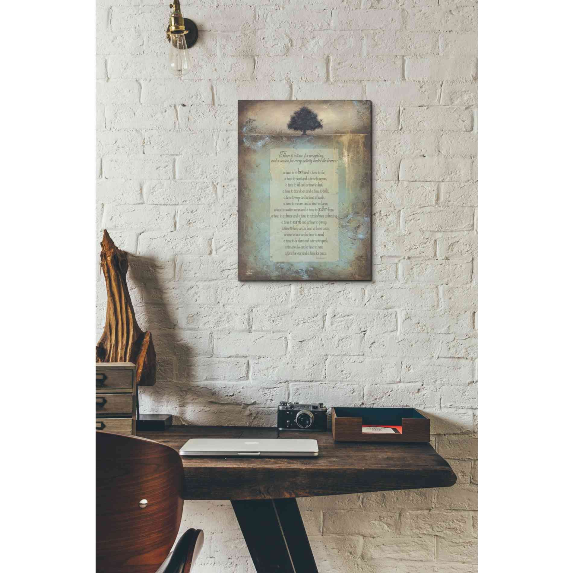 'Time for Everything' by Britt Hallowell, Canvas Wall Art,12 x 16