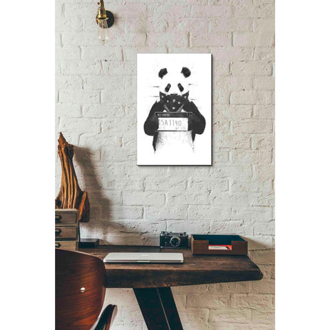 Image of 'Bad Panda' by Balazs Solti, Giclee Canvas Wall Art