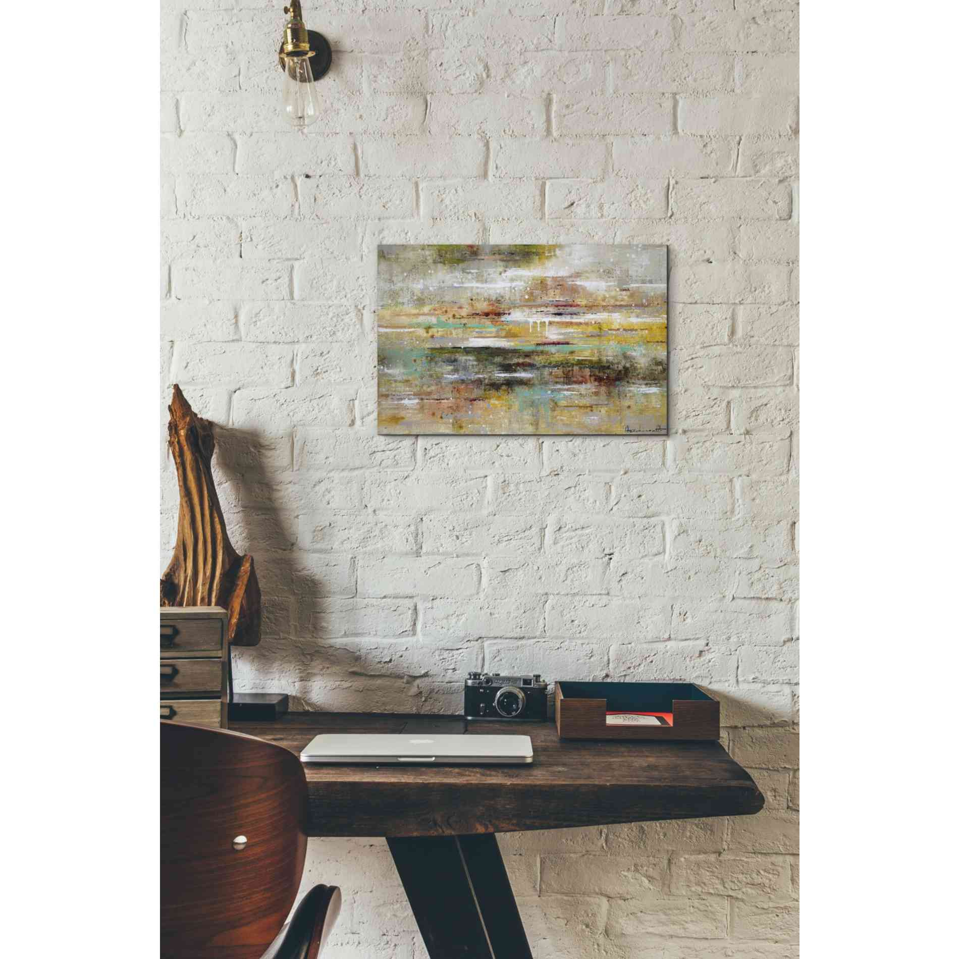 'Oasis Reflection' by Ingeborg Herckenrath, Giclee Canvas Wall Art