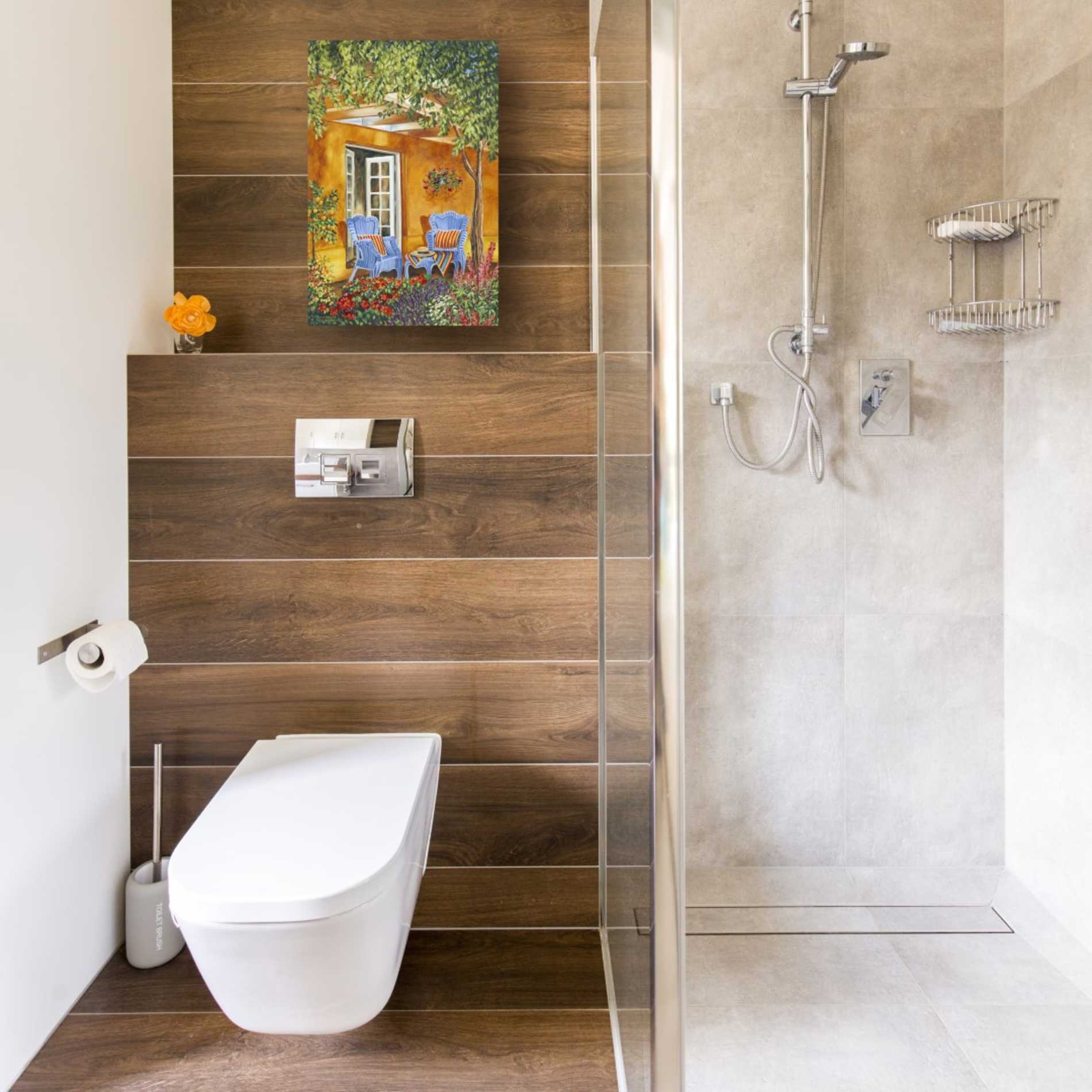 'Tuscan Veranda II' by Carolee Vitaletti, Giclee Canvas Wall Art