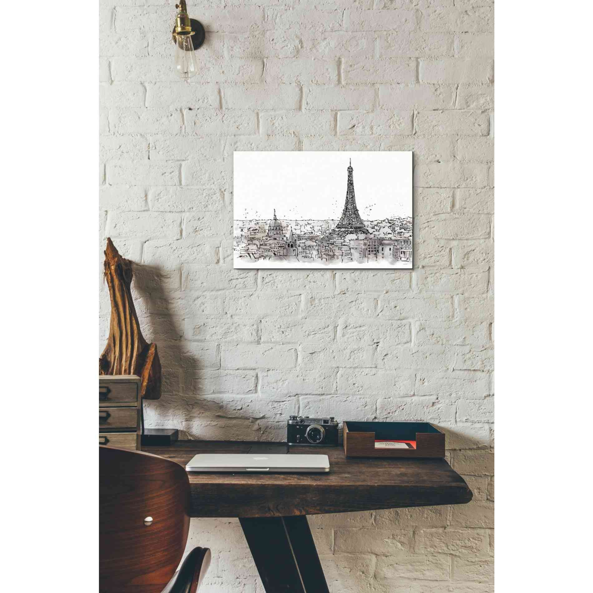 'Skyline Sketches II' by Anne Tavoletti, Canvas Wall Art,18 x 12