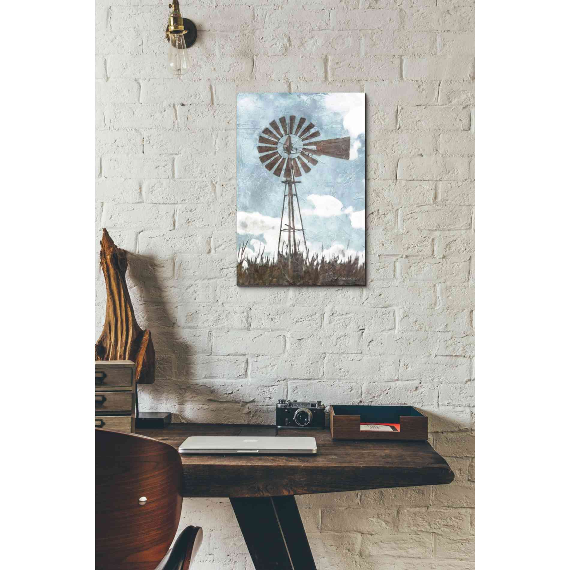 'Windmill' by Bluebird Barn, Canvas Wall Art,12 x 18