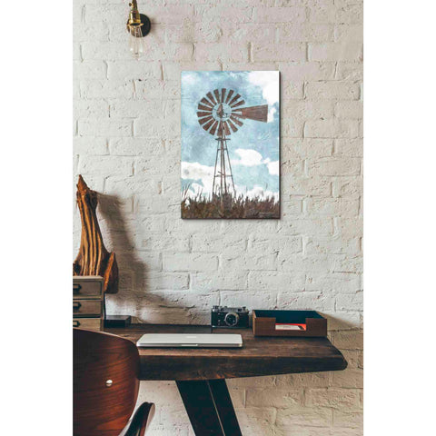 Image of 'Windmill' by Bluebird Barn, Canvas Wall Art,12 x 18
