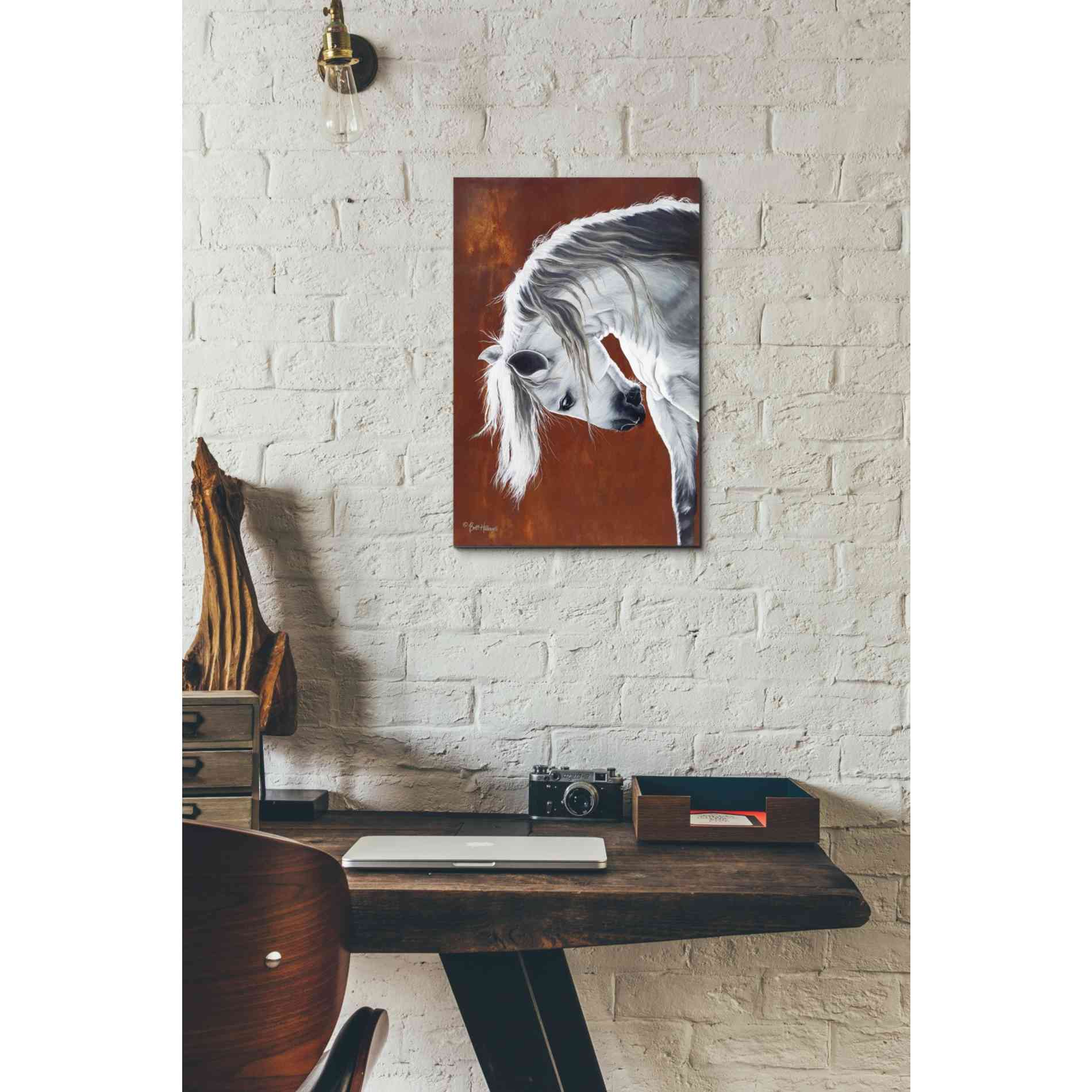 'The Untamable Heart' by Britt Hallowell, Canvas Wall Art,12 x 18