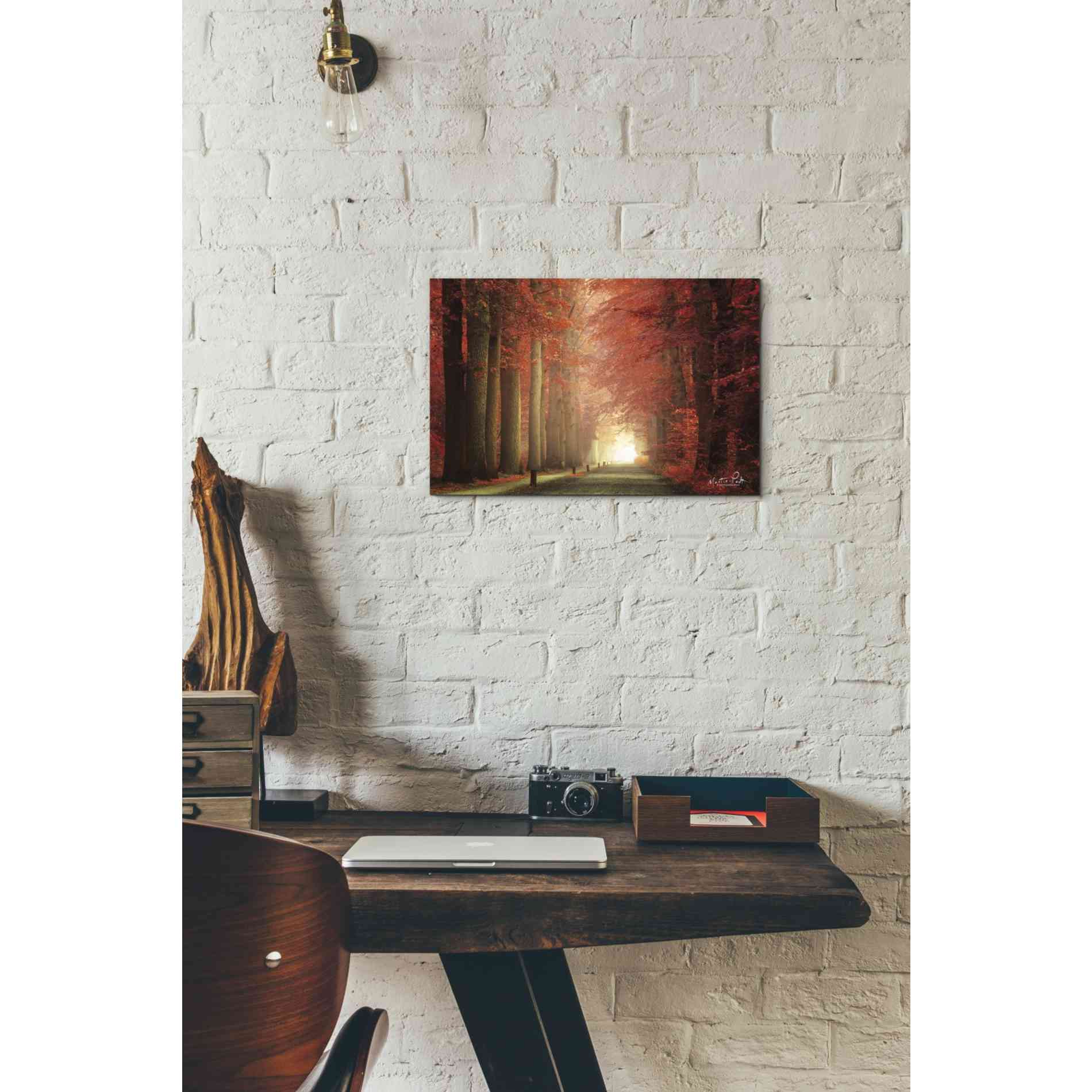 'Way to Red' by Martin Podt, Canvas Wall Art,18 x 12