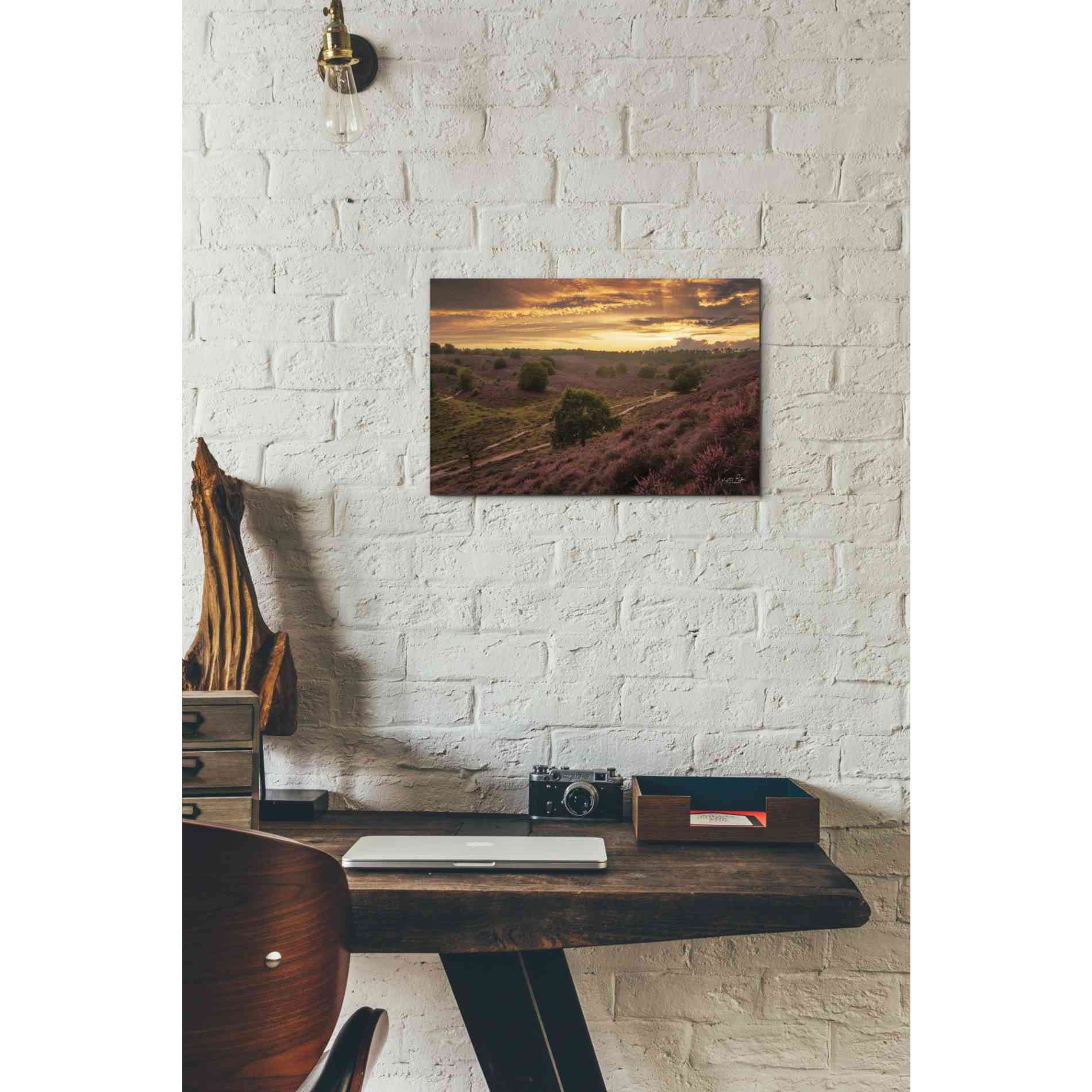 'Just a Sunset in the Netherlands' by Martin Podt, Canvas Wall Art,18 x 12