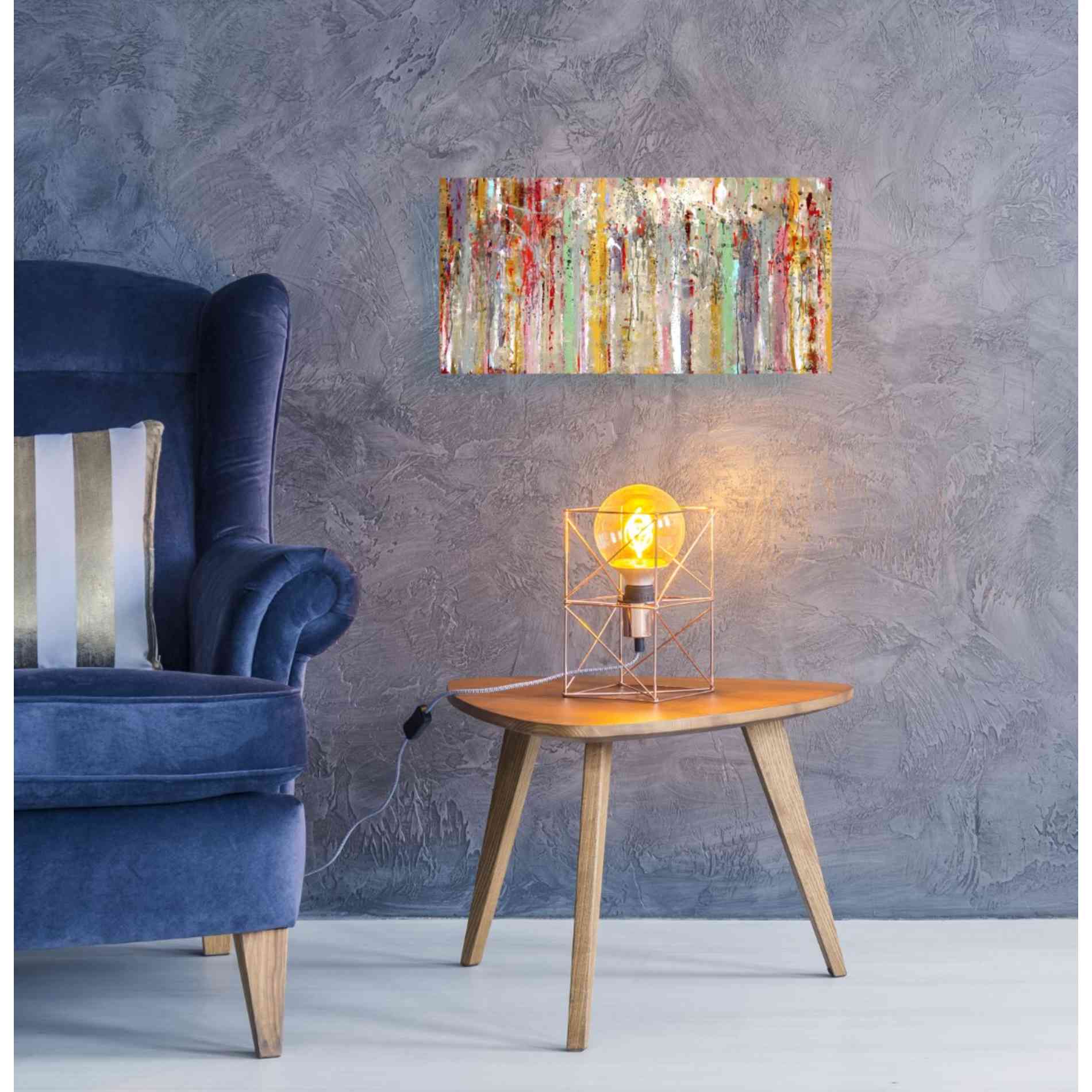 'Vertical Reflections' by Ingeborg Herckenrath, Giclee Canvas Wall Art