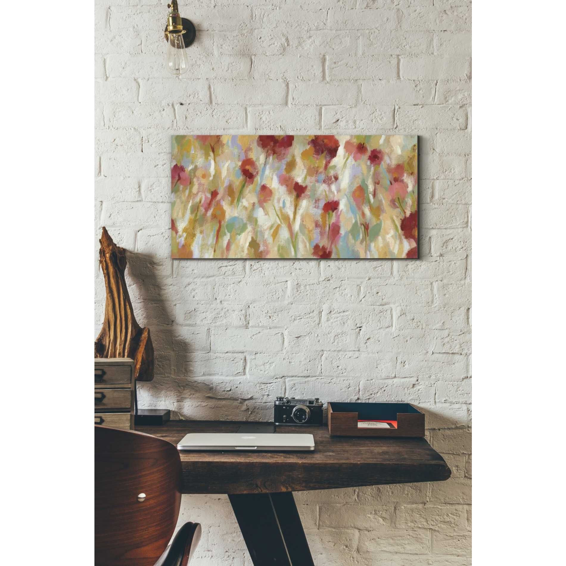 "Breezy Floral I" by Silvia Vassileva, Canvas Wall Art,24 x 12