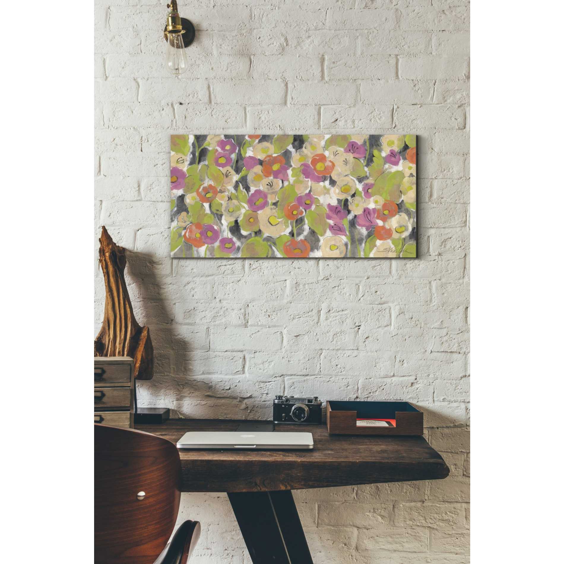 "Velvety Florals" by Silvia Vassileva, Canvas Wall Art,24 x 12