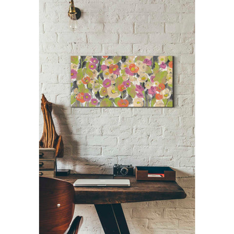 Image of "Velvety Florals" by Silvia Vassileva, Canvas Wall Art,24 x 12