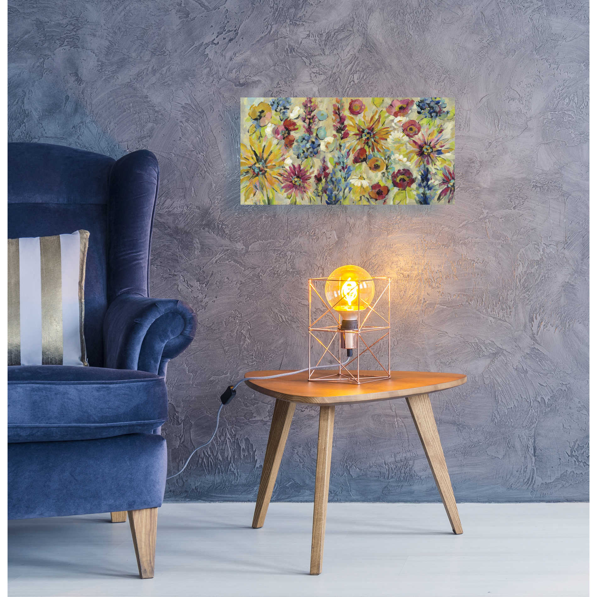 'May Garden' by Silvia Vassileva, Canvas Wall Art,24 x 12