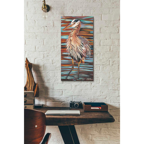 Image of 'Watchful Heron II' by Carolee Vitaletti, Giclee Canvas Wall Art