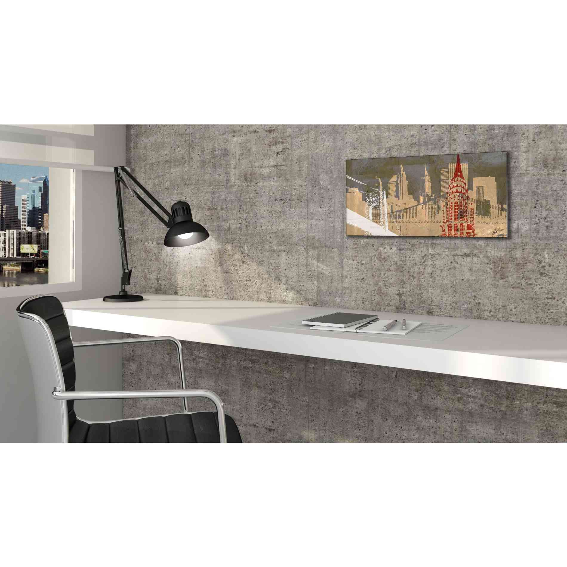 'Modern Metropolis I' by Ethan Harper Canvas Wall Art,24 x 12