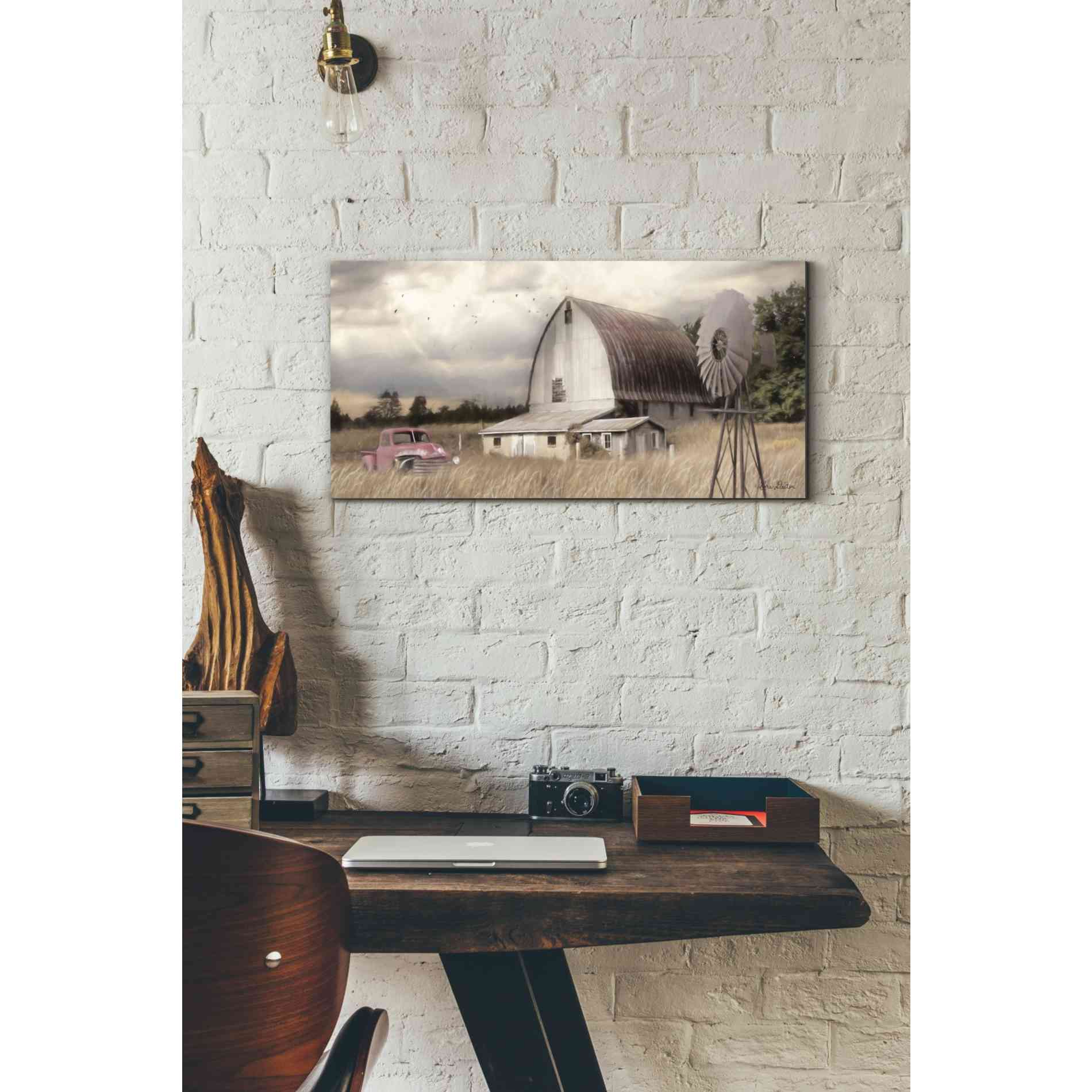 'Henderson Bay Farm' by Lori Deiter, Canvas Wall Art,24 x 12