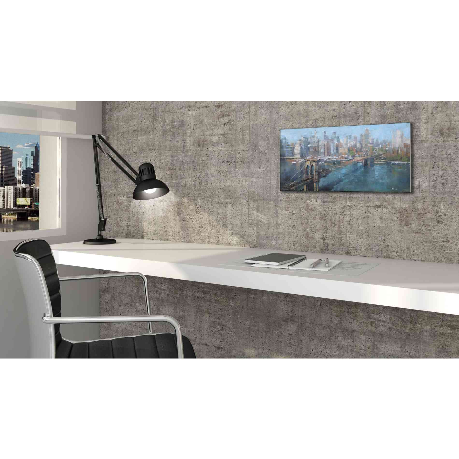 'Brooklyn Bridge' by Mark Lague, Canvas Wall Art,24 x 12