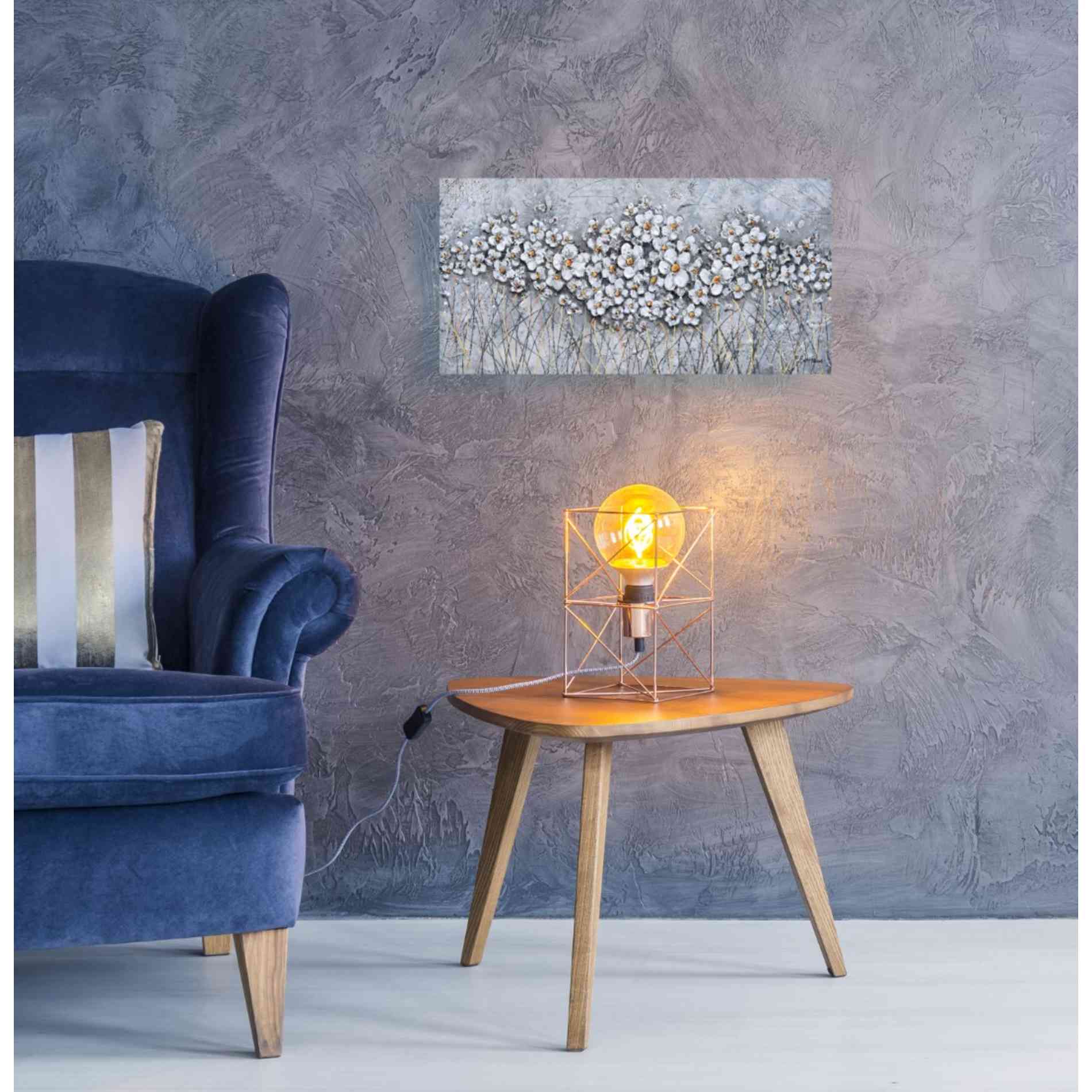 'Fields of Pearls' by Britt Hallowell, Canvas Wall Art,24 x 12