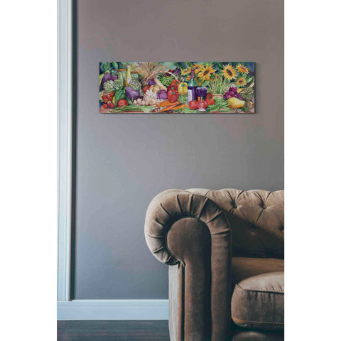 Image of 'Vegetable Medley' by Danhui Nai, Canvas Wall Art,12 x 36