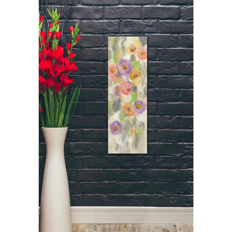 Image of "Dreamy Flowers I" by Silvia Vassileva, Canvas Wall Art,12 x 36