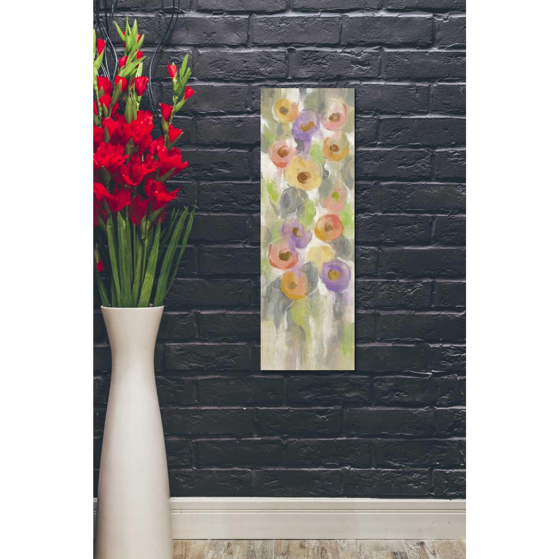 "Dreamy Flowers II" by Silvia Vassileva, Canvas Wall Art,12 x 36