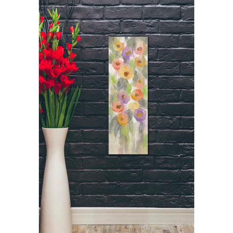 Image of "Dreamy Flowers II" by Silvia Vassileva, Canvas Wall Art,12 x 36