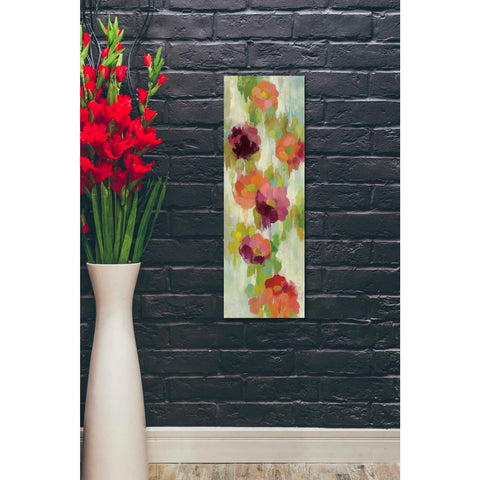 Image of "Coral and Emerald Garden II" by Silvia Vassileva, Canvas Wall Art,12 x 36