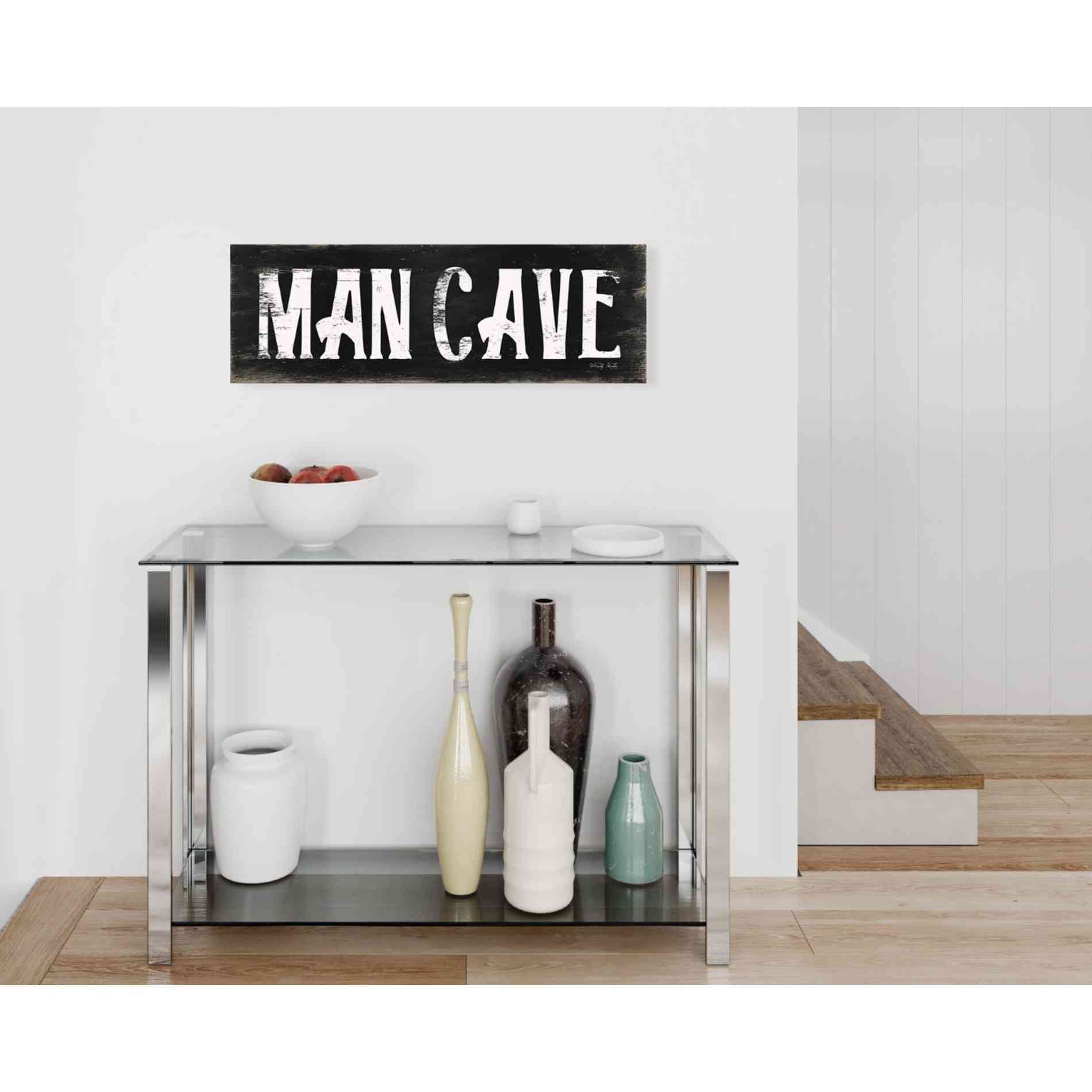 'Man Cave' by Cindy Jacobs, Canvas Wall Art,36 x 12