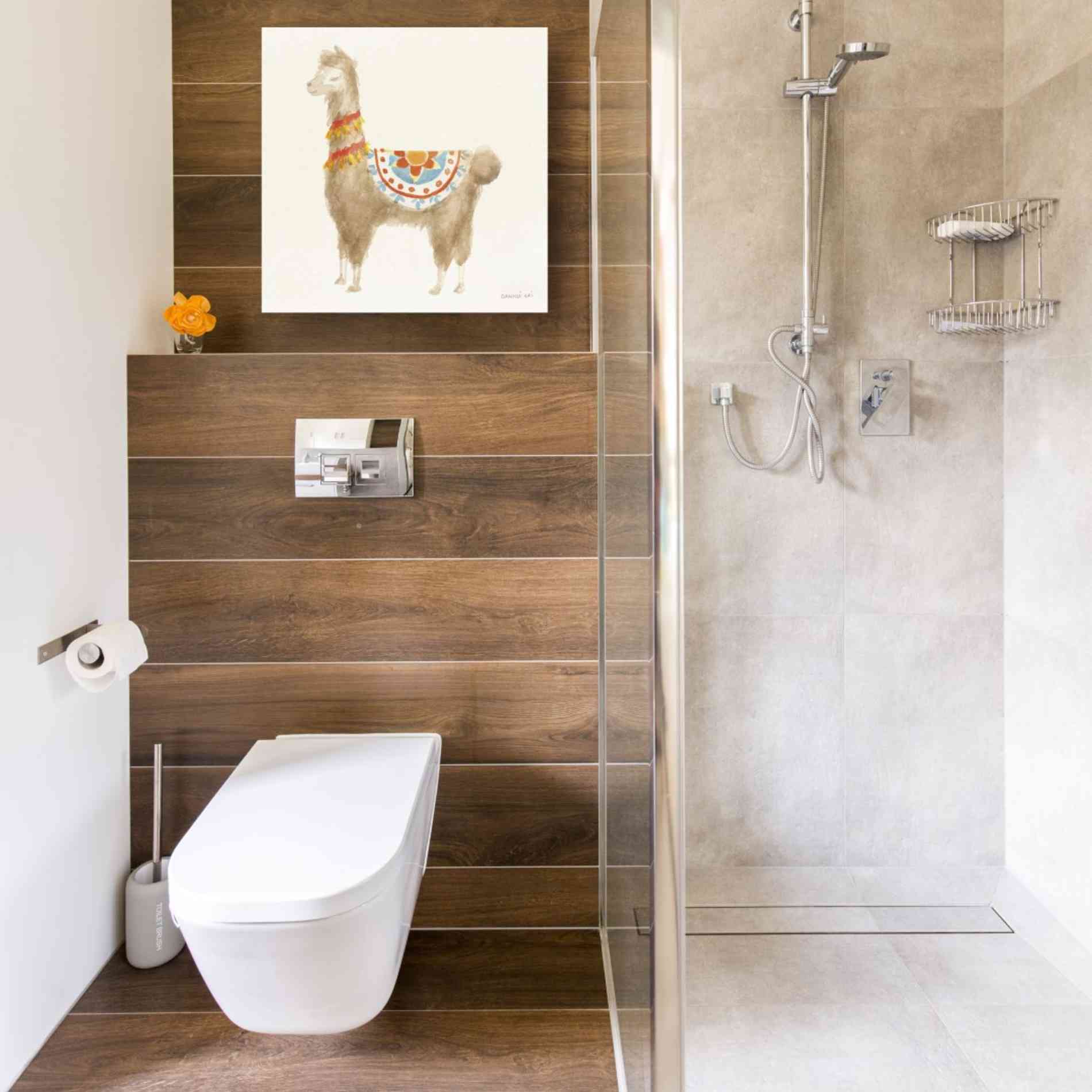 'Festive Llama IV' by Danhui Nai, Canvas Wall Art,18 x 18