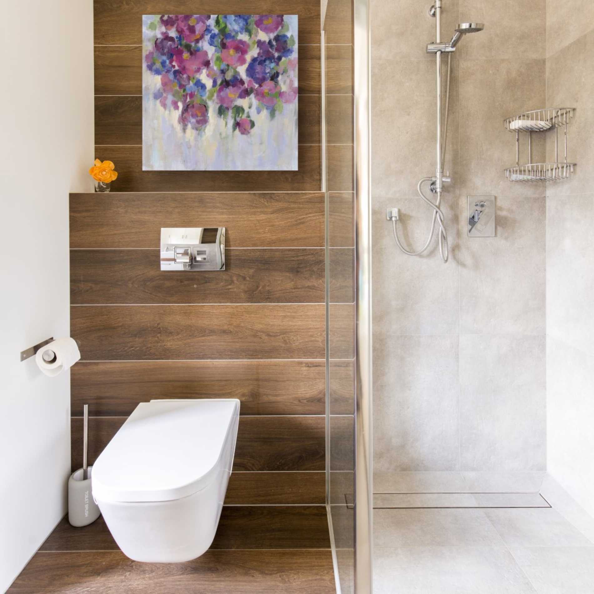 'Pink and Blue I' by Silvia Vassileva, Canvas Wall Art,18 x 18