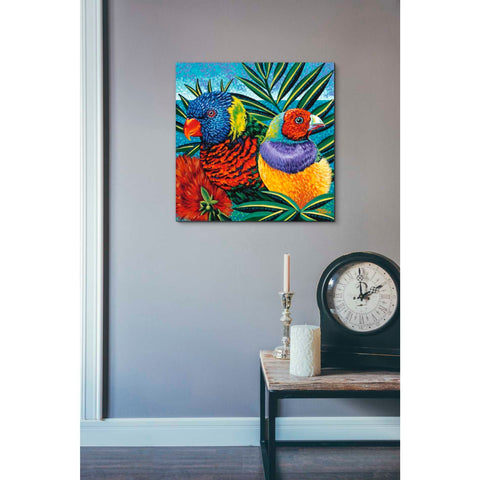 Image of 'Birds in Paradise II' by Carolee Vitaletti, Giclee Canvas Wall Art