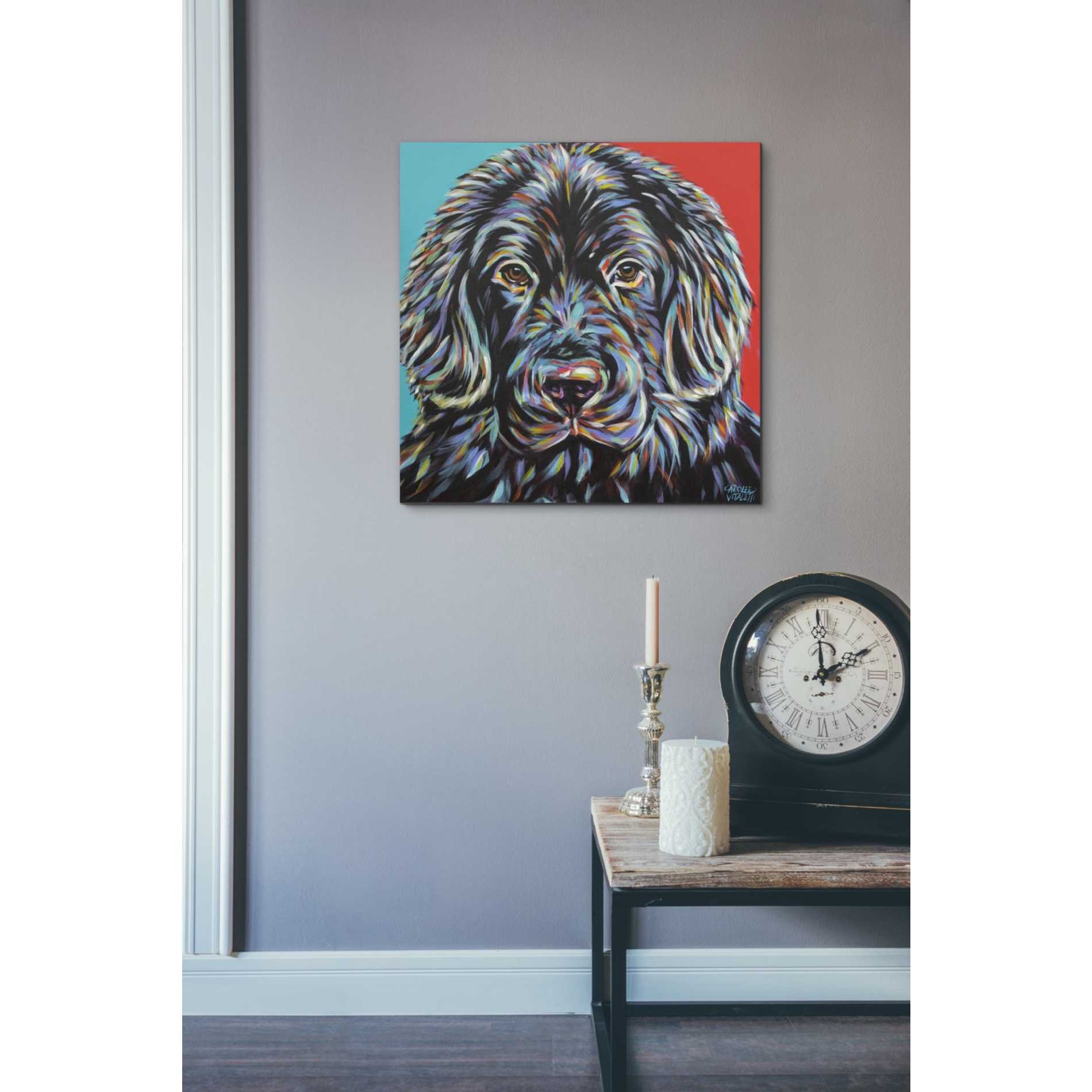 'Canine Buddy I' by Carolee Vitaletti, Giclee Canvas Wall Art