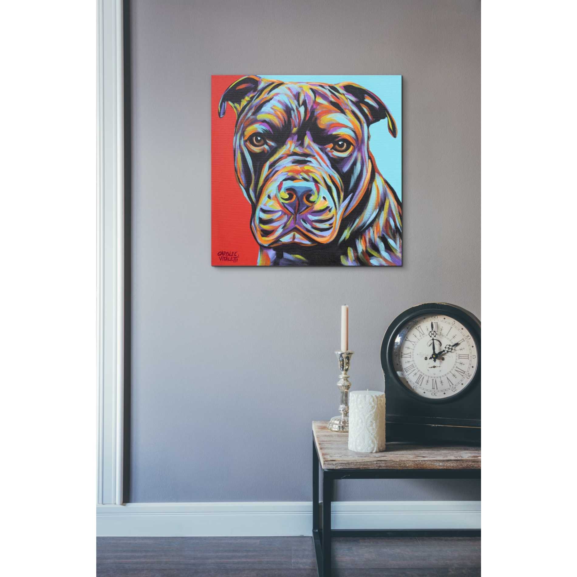 'Canine Buddy III' by Carolee Vitaletti, Giclee Canvas Wall Art
