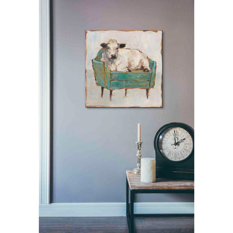 Image of 'Moo-ving In I' by Ethan Harper, Canvas Wall Art,18 x 18