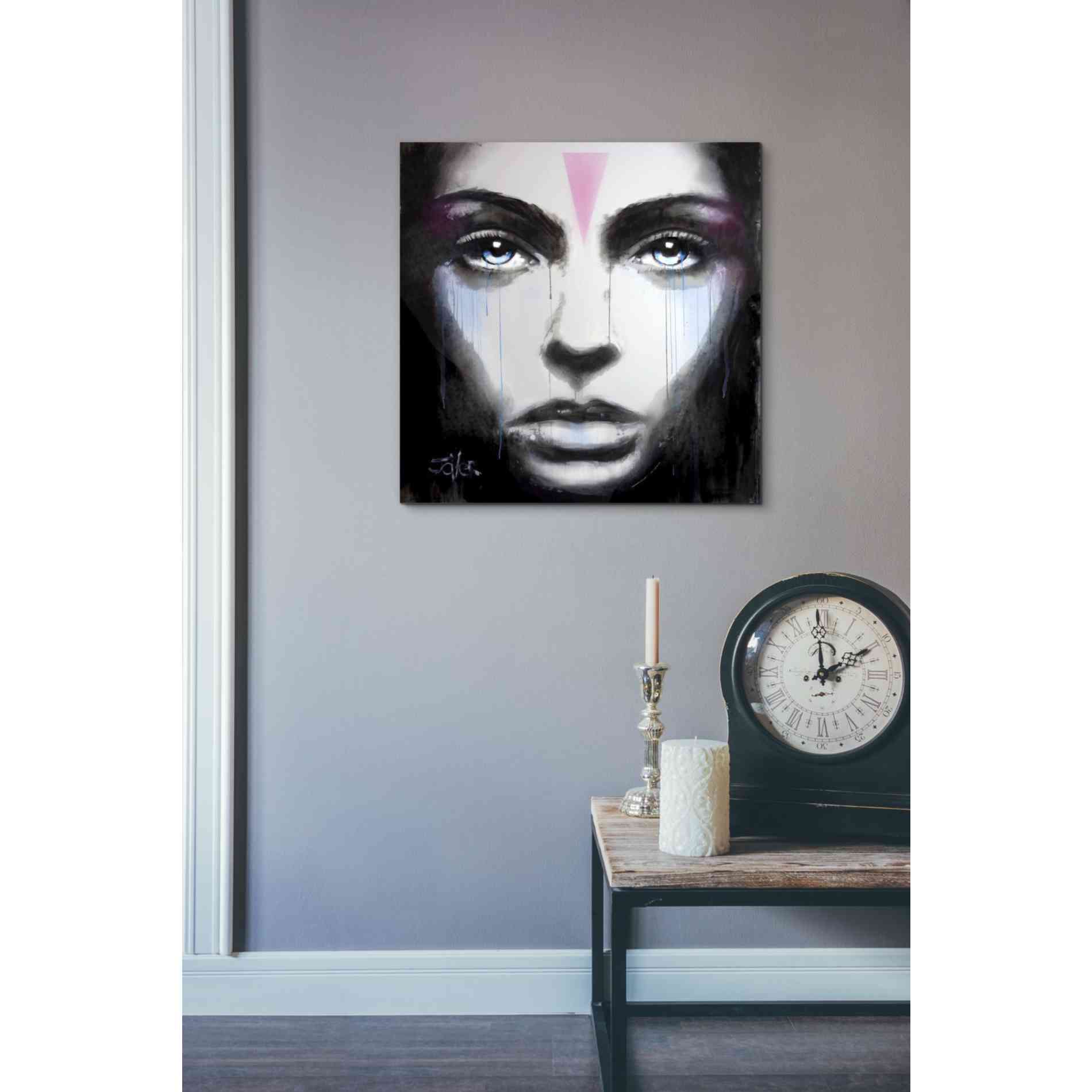 'Modern Primitive' by Loui Jover, Canvas Wall Art,18 x 18