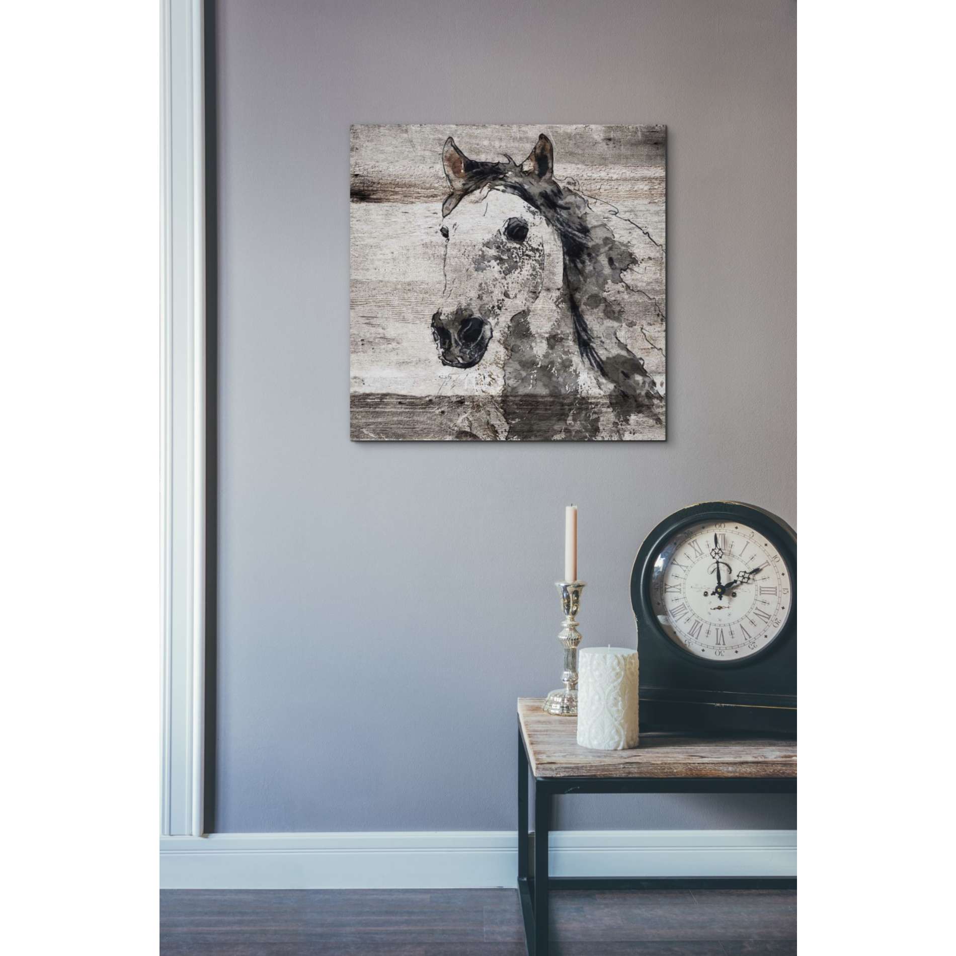 'Sparkle Horse 4' by Irena Orlov, Canvas Wall Art,18 x 18