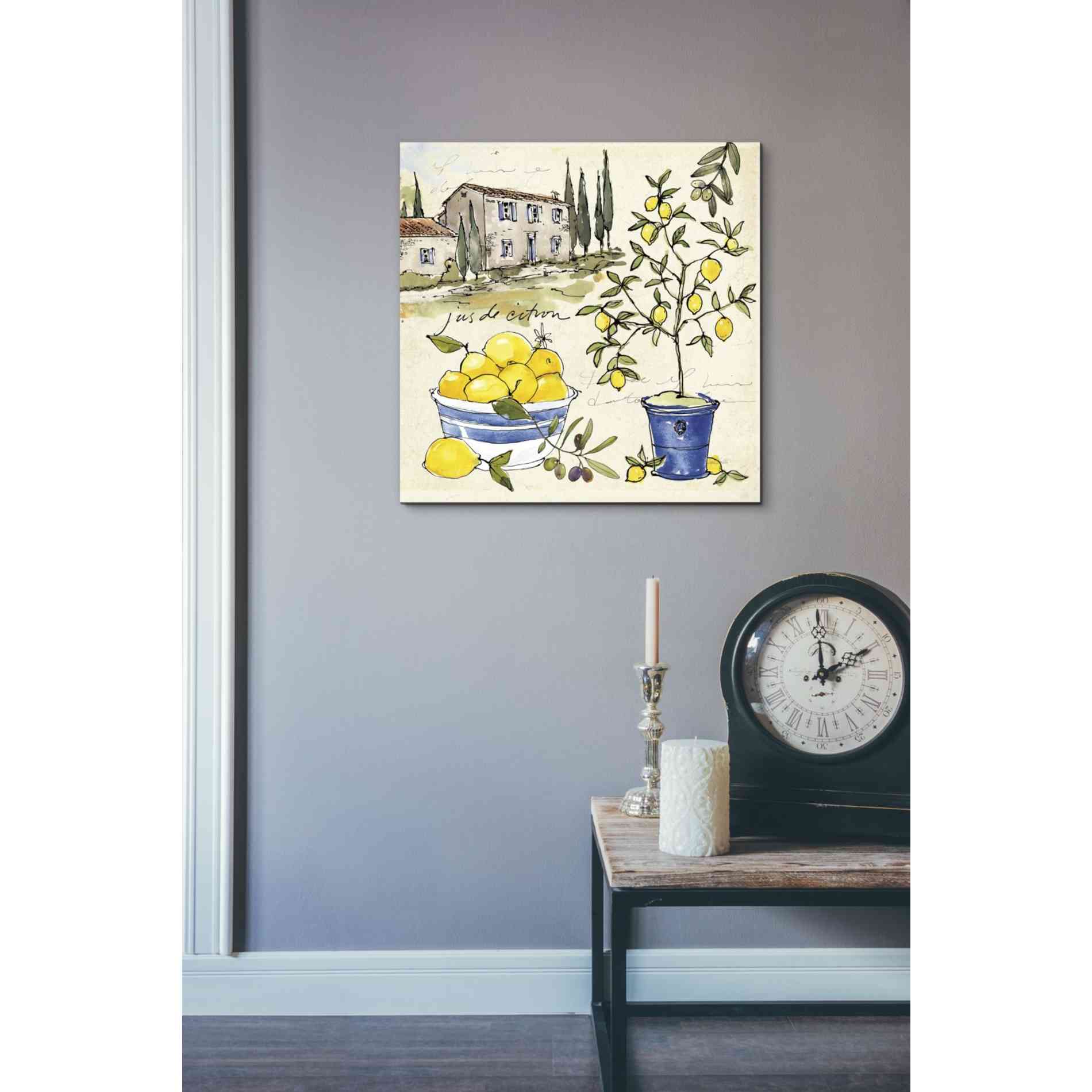 'Citron III' by Anne Tavoletti, Canvas Wall Art,18 x 18