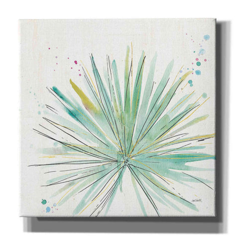 Image of 'Palm Passion V' by Anne Tavoletti, Canvas Wall Art,18 x 18