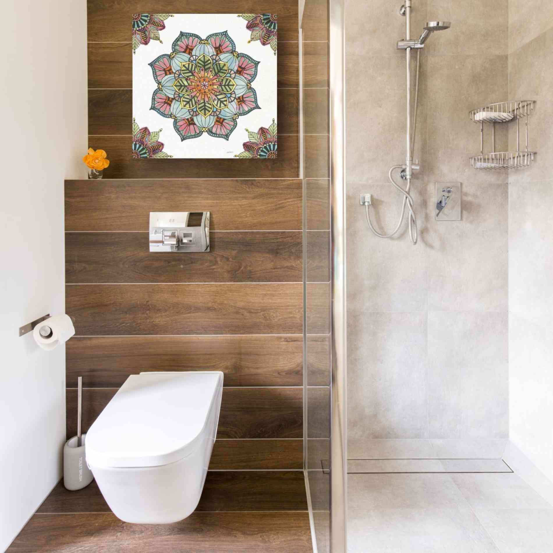 'Mandala Morning V' by Anne Tavoletti, Canvas Wall Art,18 x 18