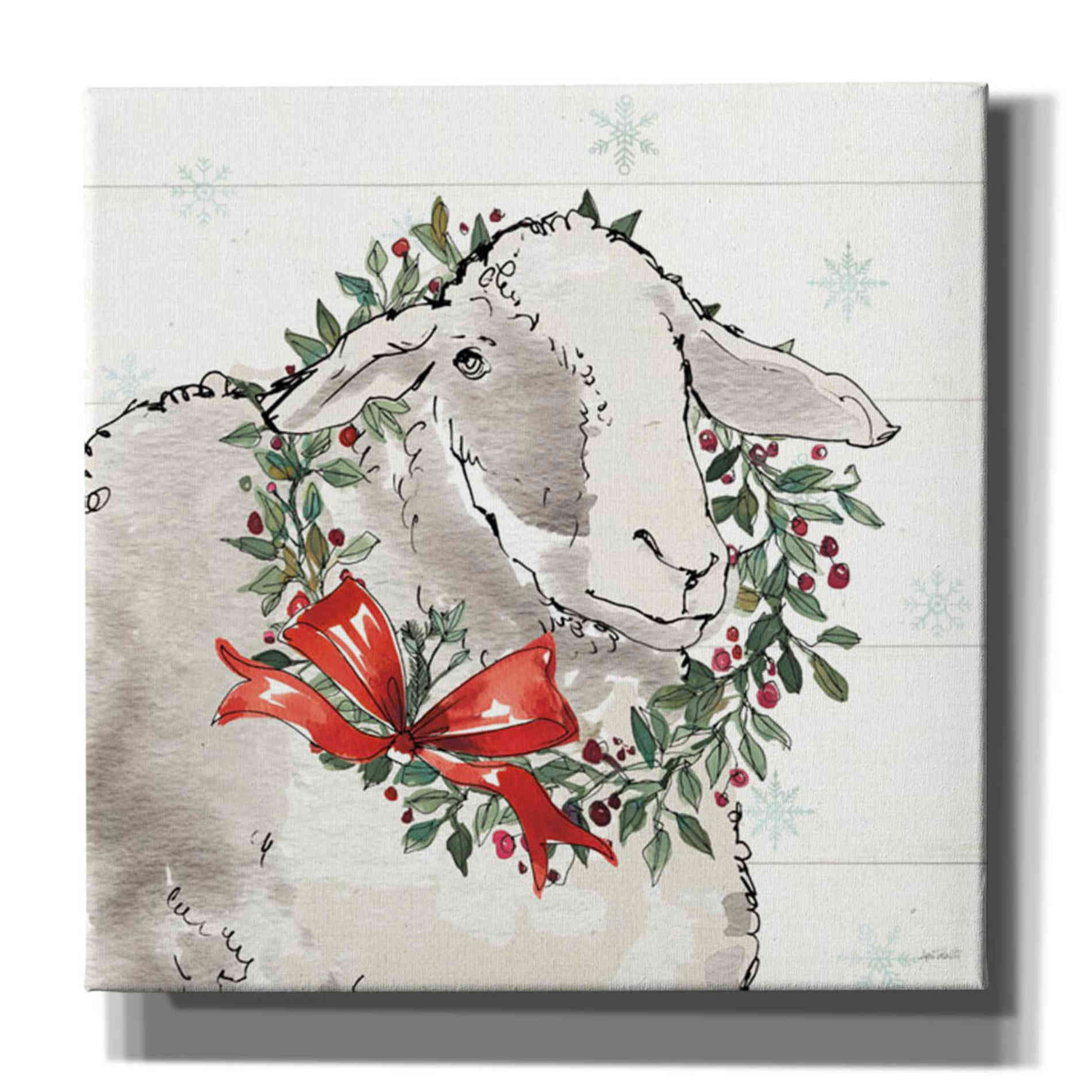 'Modern Farmhouse XIII Christmas' by Anne Tavoletti, Canvas Wall Art,18 x 18