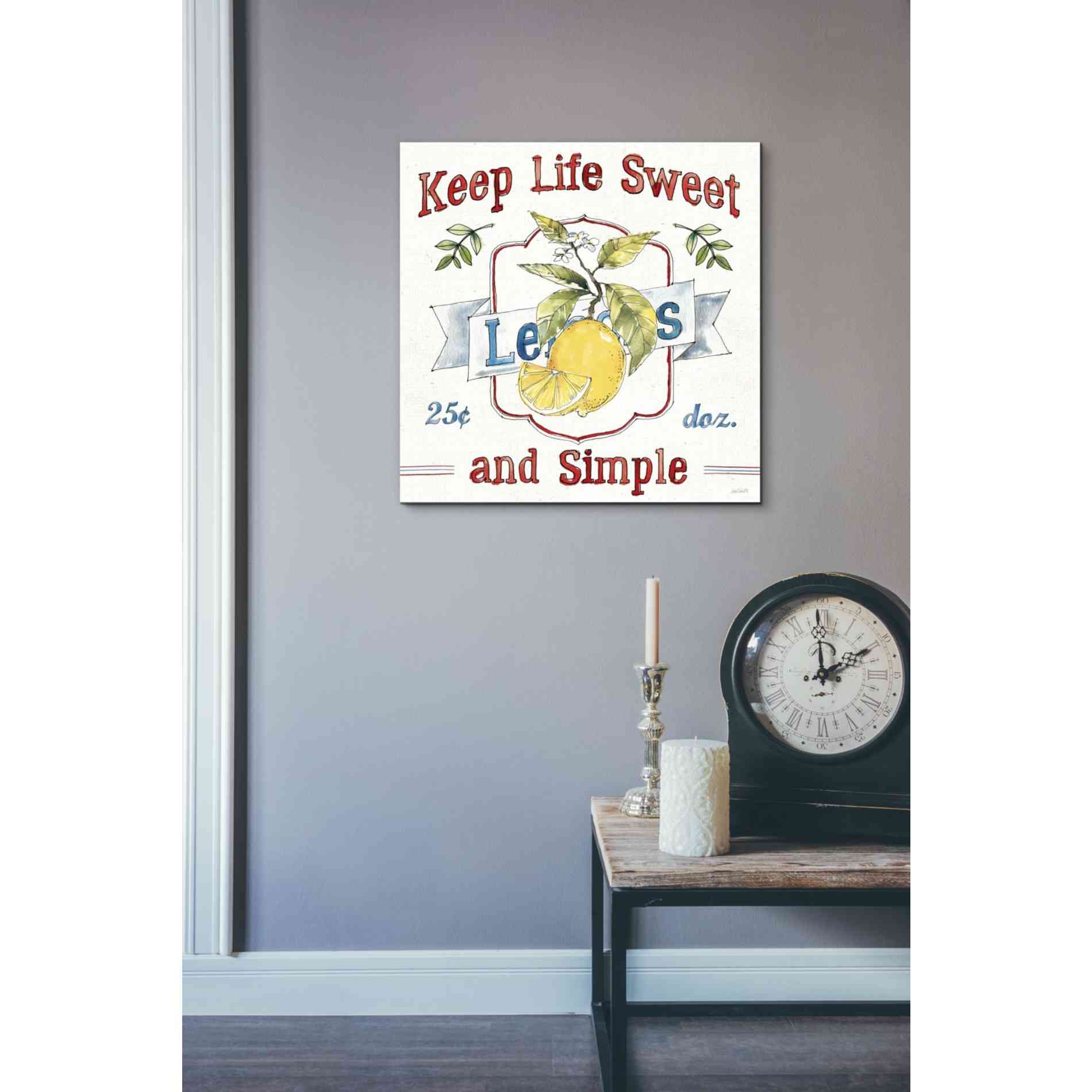 'Fruit Stand II' by Anne Tavoletti, Canvas Wall Art,18 x 18