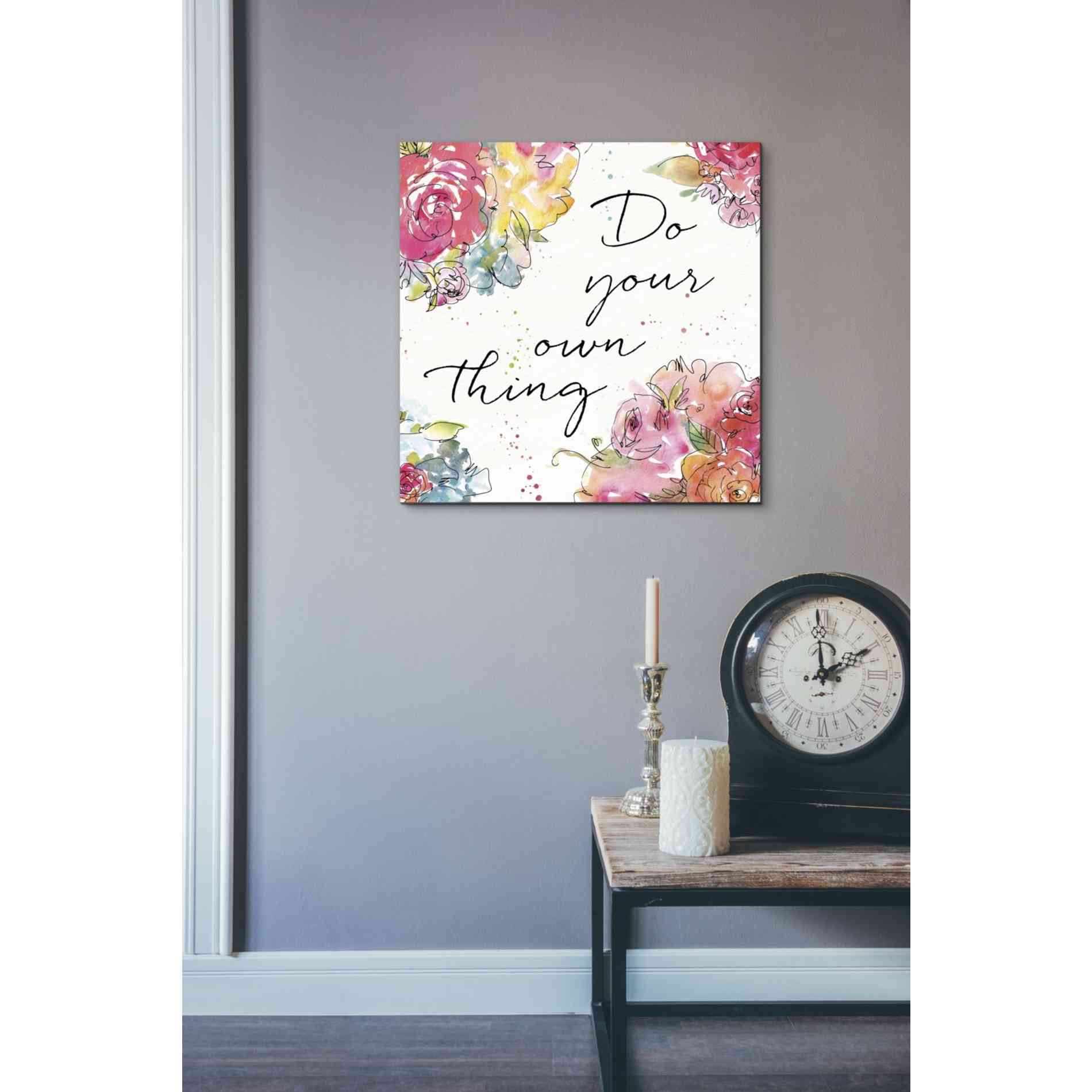 'Floral Figures X' by Anne Tavoletti, Canvas Wall Art,18 x 18