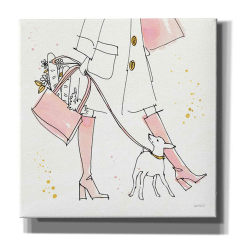 Image of 'Fashion Feet I' by Anne Tavoletti, Canvas Wall Art,18 x 18