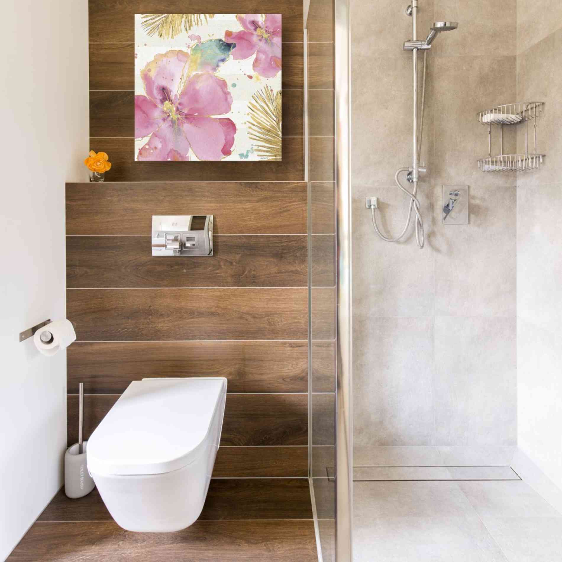 'Flamingo Fever VIII' by Anne Tavoletti, Canvas Wall Art,18 x 18