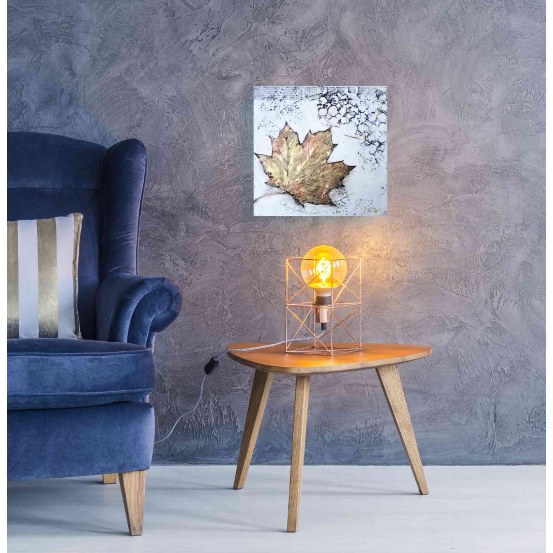 'Channeling Fall 1' by Britt Hallowell, Canvas Wall Art,18 x 18