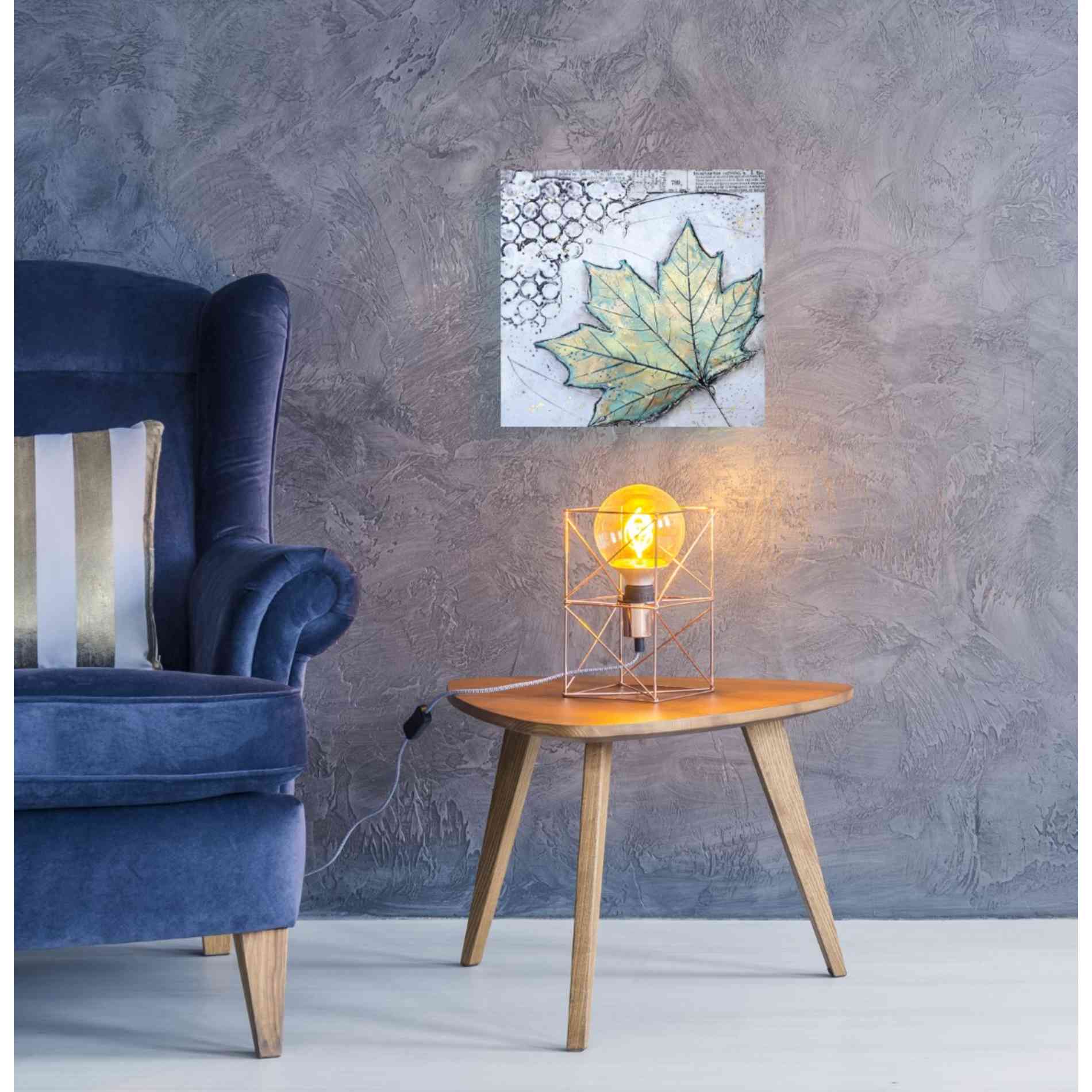 'Channeling Fall 2' by Britt Hallowell, Canvas Wall Art,18 x 18