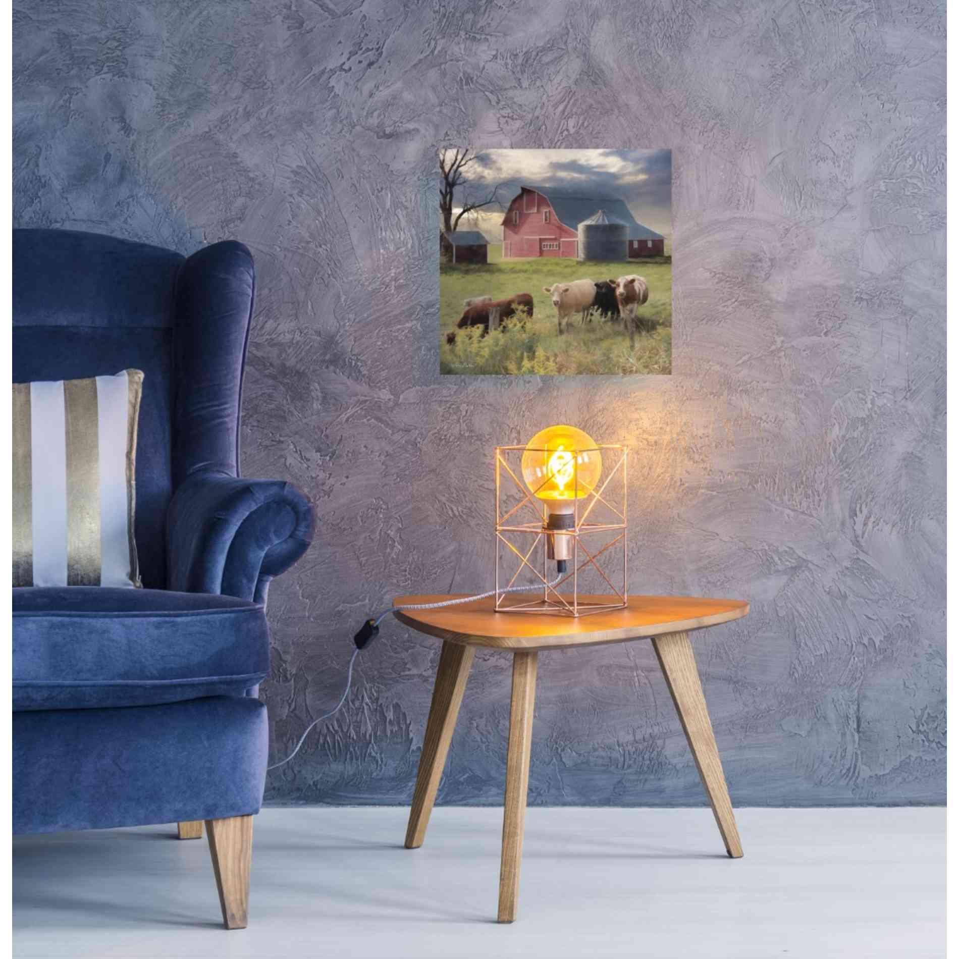 'Wyoming Sunset' by Lori Deiter, Canvas Wall Art,18 x 18